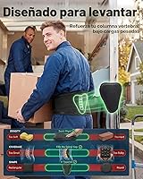 Vista 3 de Sparthos - Soporte de espalda para aliviar el dolor de espalda baja - Alivio inmediato de ciática, hernia de disco, escoliosis - Transpirable +