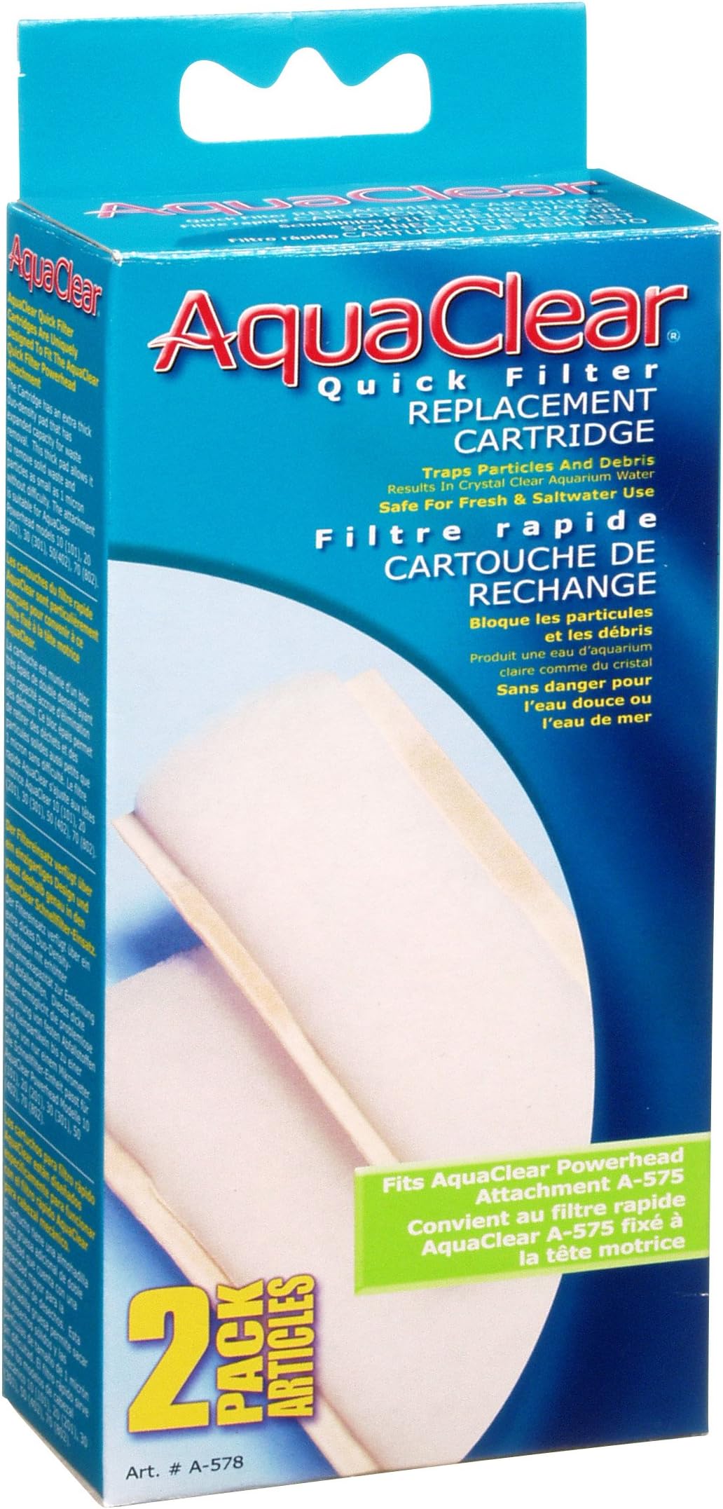 Hagen AquaClear 2 Pack Quick Filter Cartridge