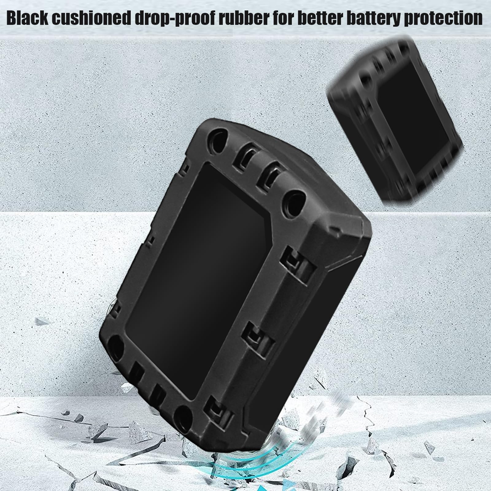 Sostituzione della custodia della batteria M12,4Pcs M12 Battery Cover,Kit di riparazione di plastica della cassa della batteria 12V 3.0Ah 6.0Ah 9.0Ah(Nessuna batteria inclusa)