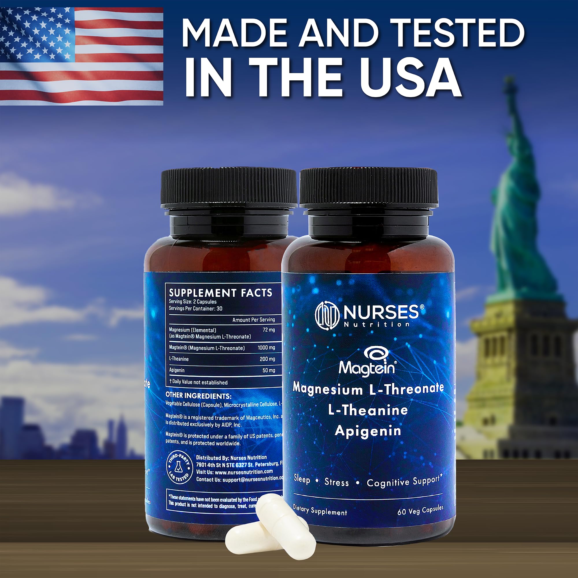 Agnesiu L-Threonate With L-Theanine & Apigenin - 1500g Agnesiu - View #6