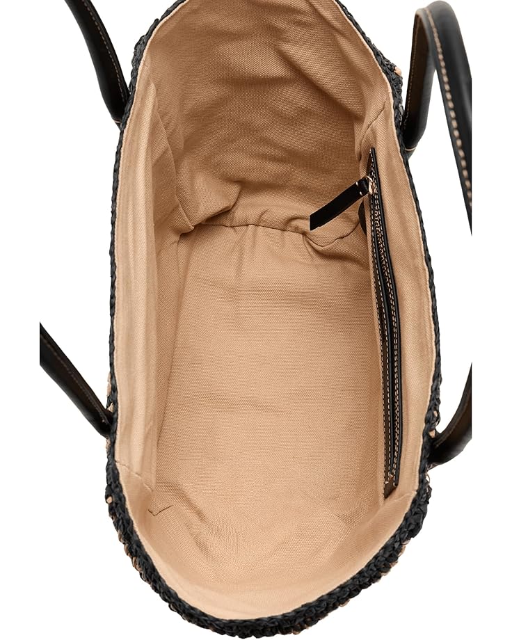 Madewell Mini Black And White Straw Tote - #5 of 5