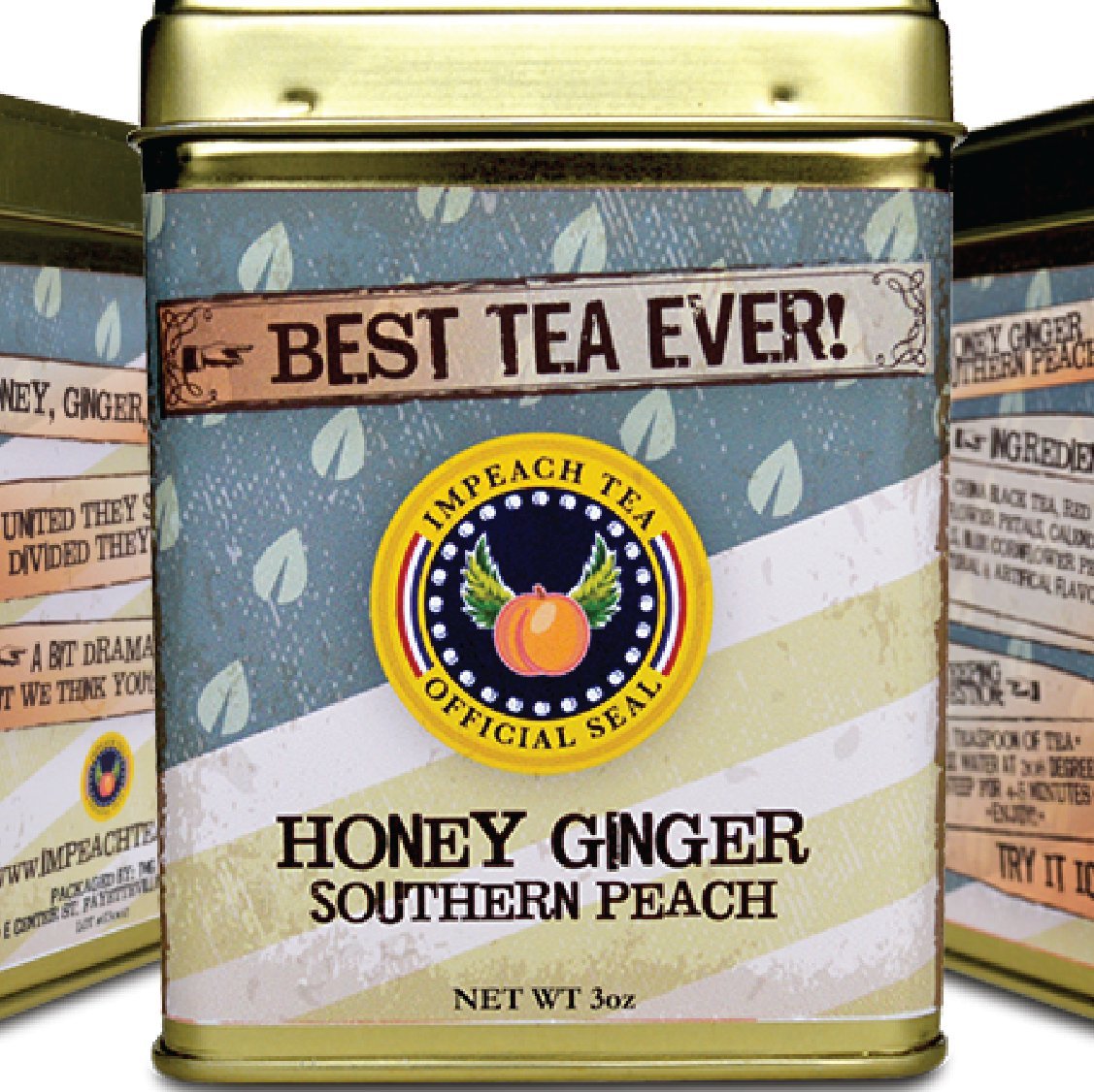 IMPEACH TEA Premium Loose Leaf Black Tea Hot or Iced Tea