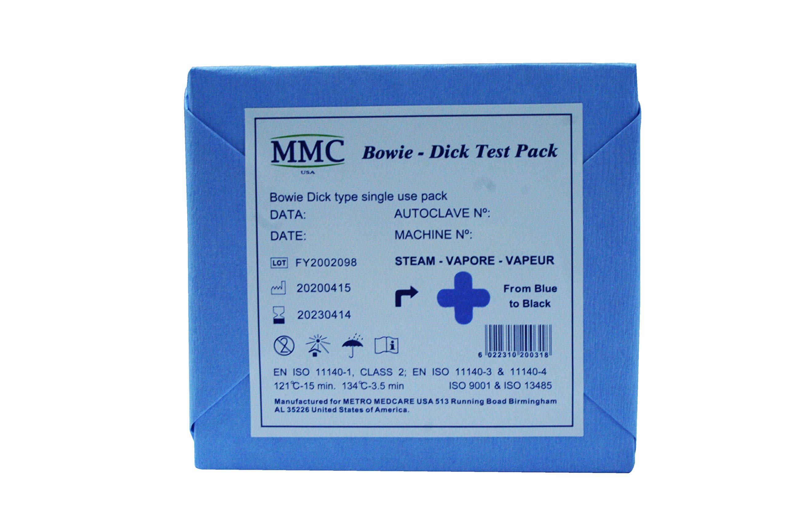 Bowie Dick Test Pack