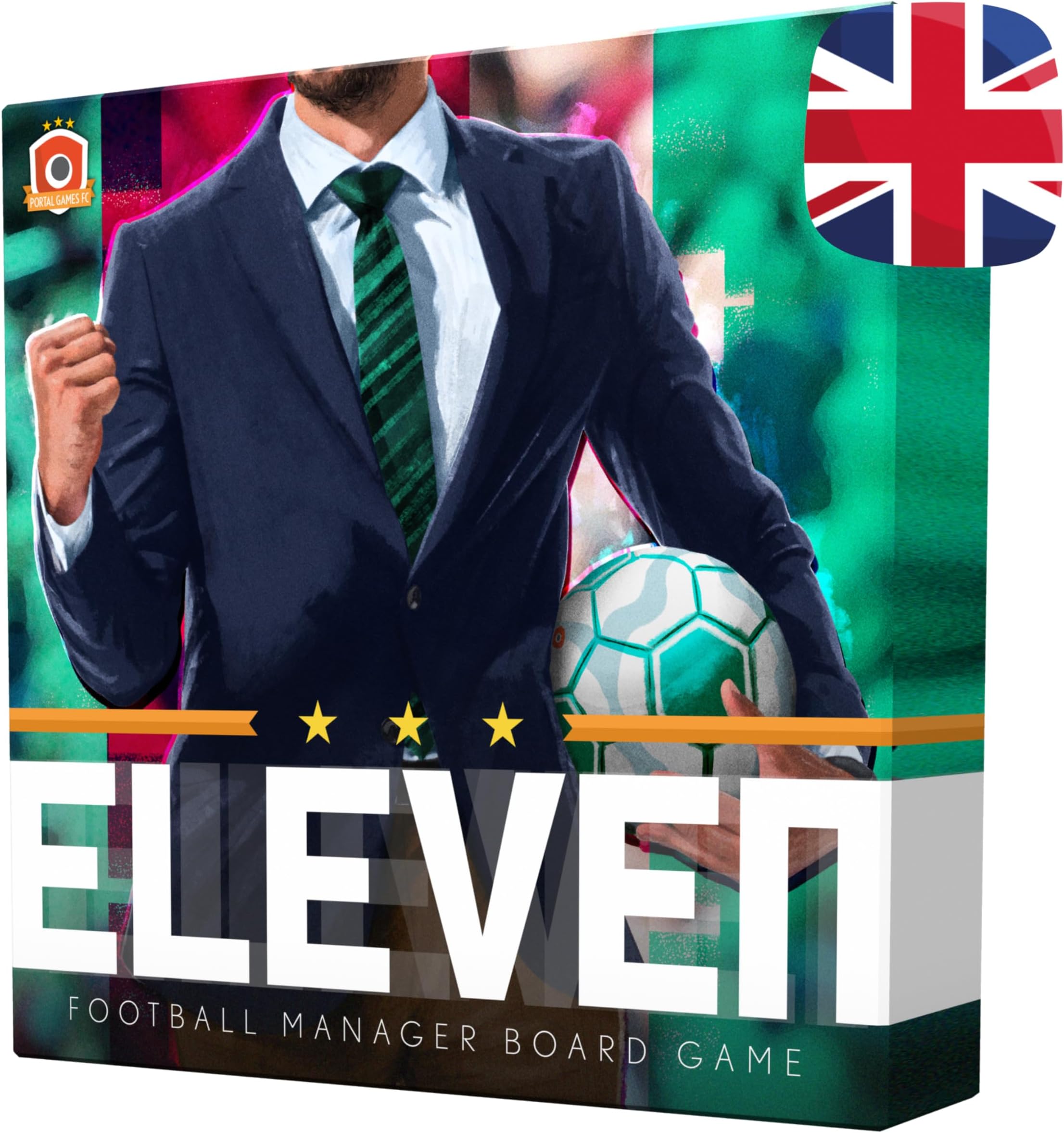 Portal Games | Eleven: Football Manager | Strategic Football Management Board Game, Campaign And Narrative Play, Club Development And Decision Making | 1 To 4 Players | 120 Minutes