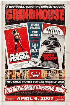 Grindhouse - Quentin Tarantino - Robert Rodriguez - Movie Poster - Teaser-24 x 36 Inches