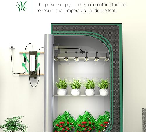 Miniatura 35 de Luces LED de cultivo FARMLITE para plantas de interior, espectro completo, luz de crecimiento de plantas, lámparas de cultivo colgantes de plantas