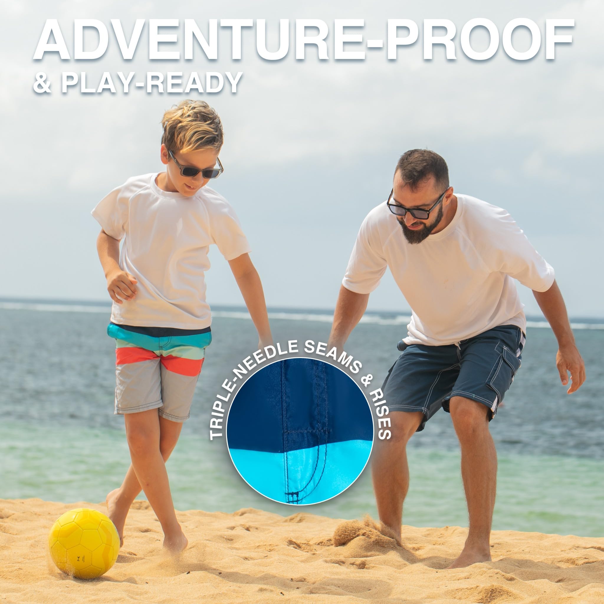 Kanu Surf Specter Quick Dry UPF 50+ Beach Swim Trunk Costume a Pantaloncino Bambini e Ragazzi