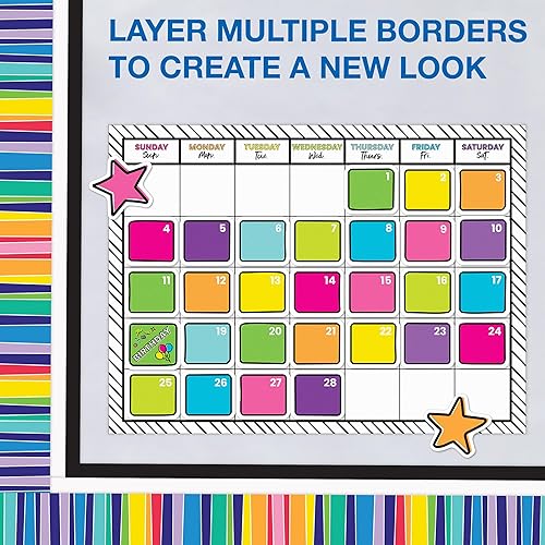 Vista 221 de Carson Dellosa Grow Together - Bordes de madera clara para tablón de anuncios de 65 pies, 1 rollo de ribete natural para pizarra blanca, corcho