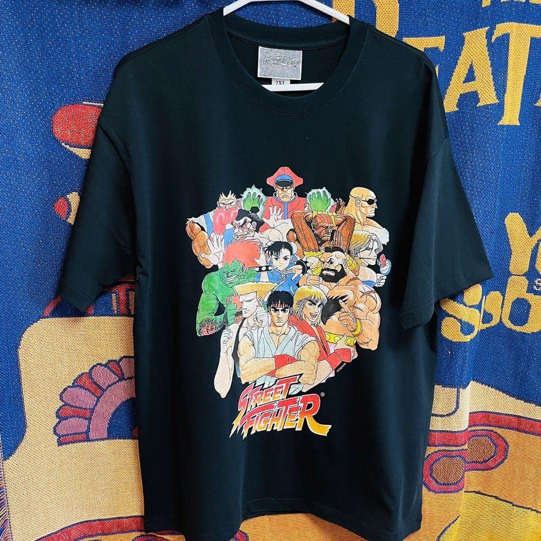Amazon.co.jp: ストリートファイター Tシャツ メンズ コミック風 イ