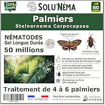 SOLUNEMA Nematodes Against Palm Moth and Red Weevil 50 Million for 4 to 6 Palm Trees