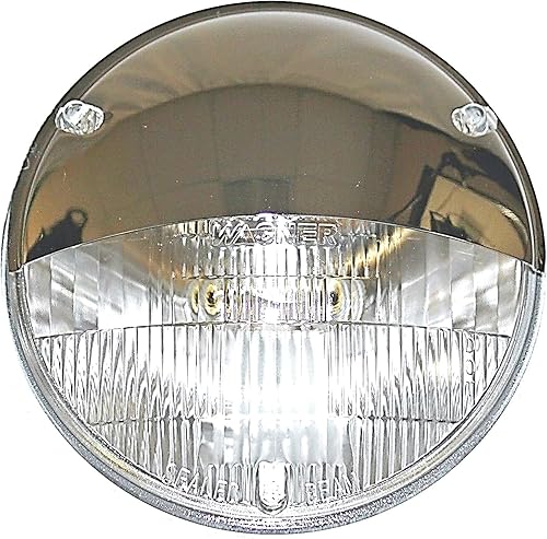 Miniatura 3 de Octane Lighting 5.75" 5-34" Metal pulido de acero inoxidable cubierta de media luna escudos cubiertas Quad faro cubierta de lámpara Juego de 4 para