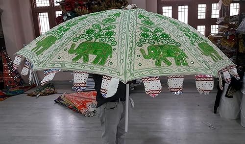 Miniatura 2 de Handmade Embriodery Decorative Garden Umbrella, Large Decorative Handcrafted Wedding Umbrellas, Umbrellas for beach Parasols