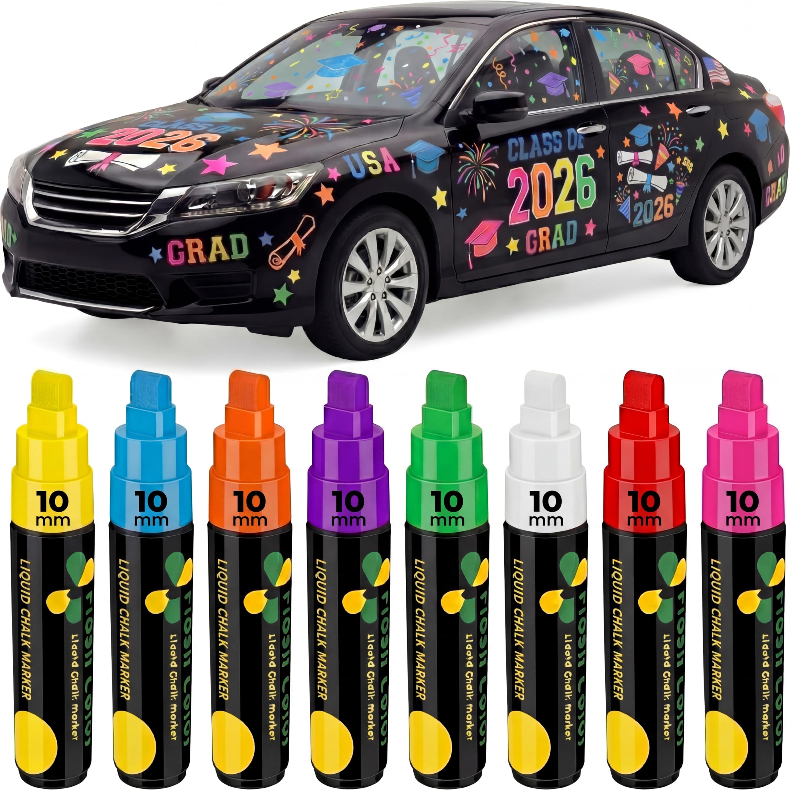 Amazon.com: Gilprop 8 Pcs 2026 Graduation Car Decorations 10 mm 8