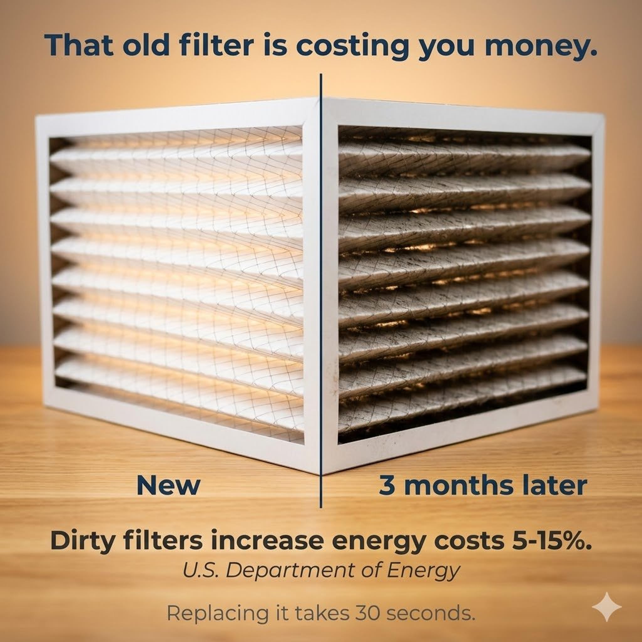 Aerostar - Filtro de aire de 1 pulgada AC y Furnace