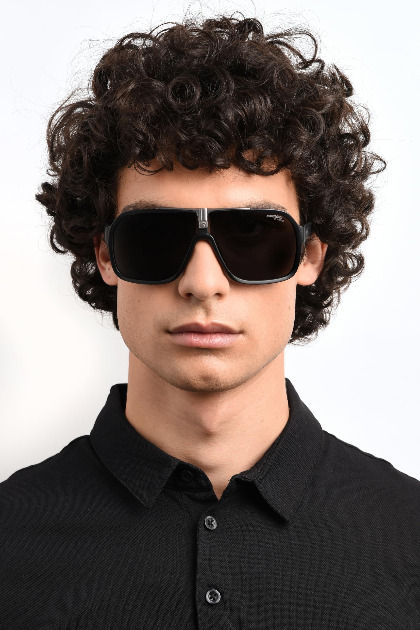 Carrera CARRERA 1014/S Okulary Słoneczne BLACK/GREY 64/10/135 Mężczyzna