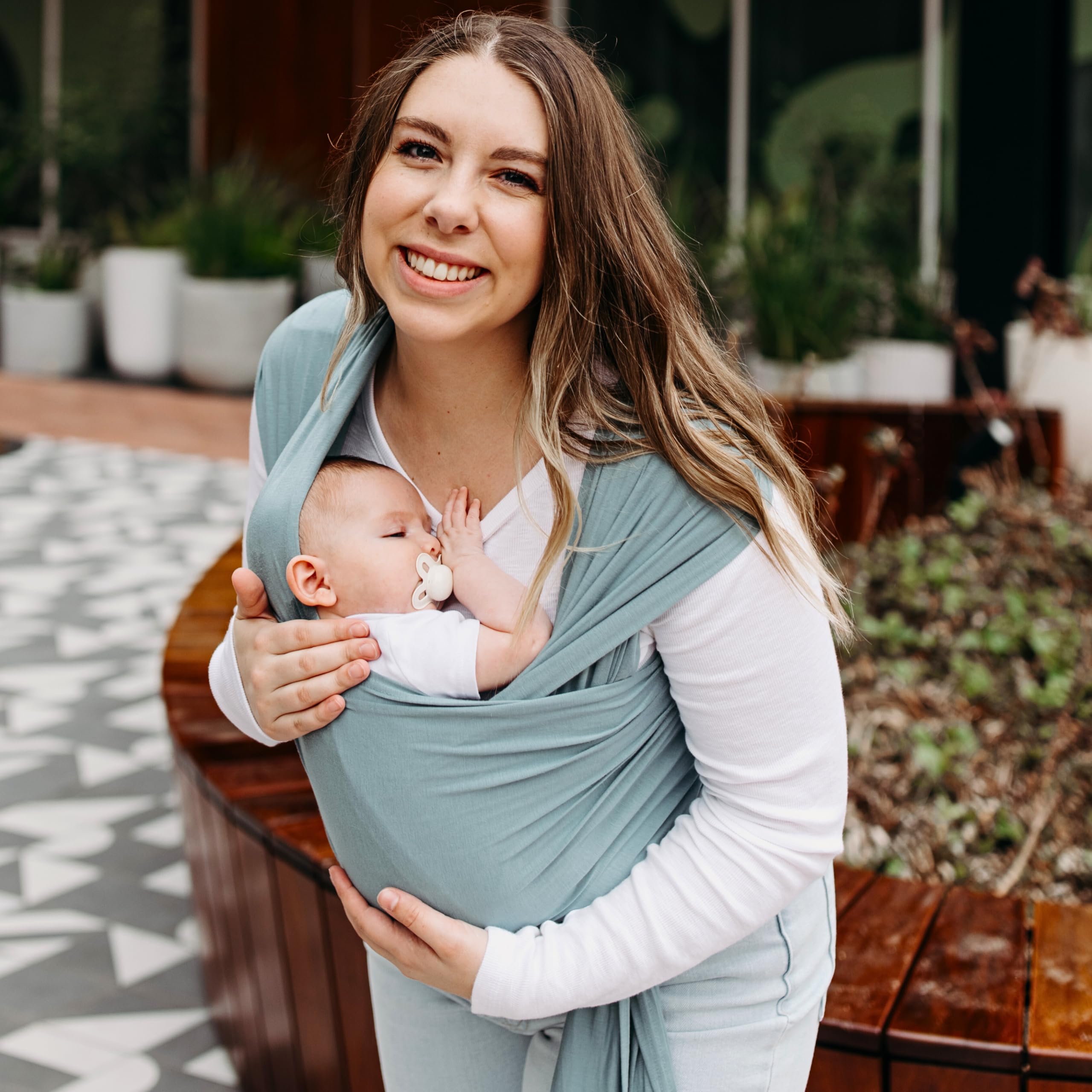 best infant wrap for summer Tuck and Bundle Buttery-Soft Baby Carrier Newborn to Toddler 8-35 lbs, 100% Tencel Modal Lightweight Breathable Sling, Hands-Free Babywearing Postpartum Essential — Citadel Blue : Baby Snowboard Nitro Mystique Pearl YGroup_49105 The wrap allows you Color:COOL GRAY