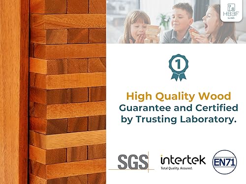 Miniatura 5 de BSIRI Juego de Tic Tac Toe de madera y torre de volteo para juegos de mesa clásicos diversión familiar para regalos únicos, mesa de café, sala de