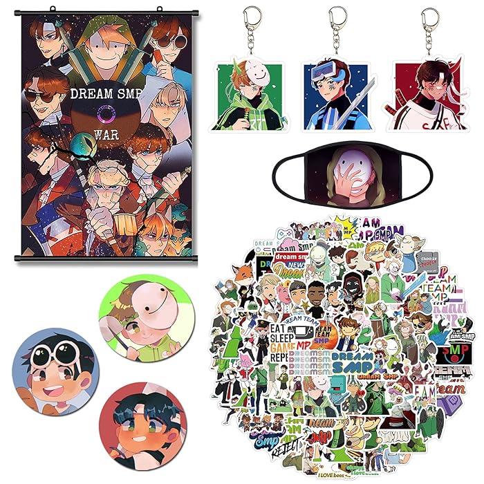 Buy Dream merchDream Stickers, Dream Poster,Dream Mask,Dream Keychain