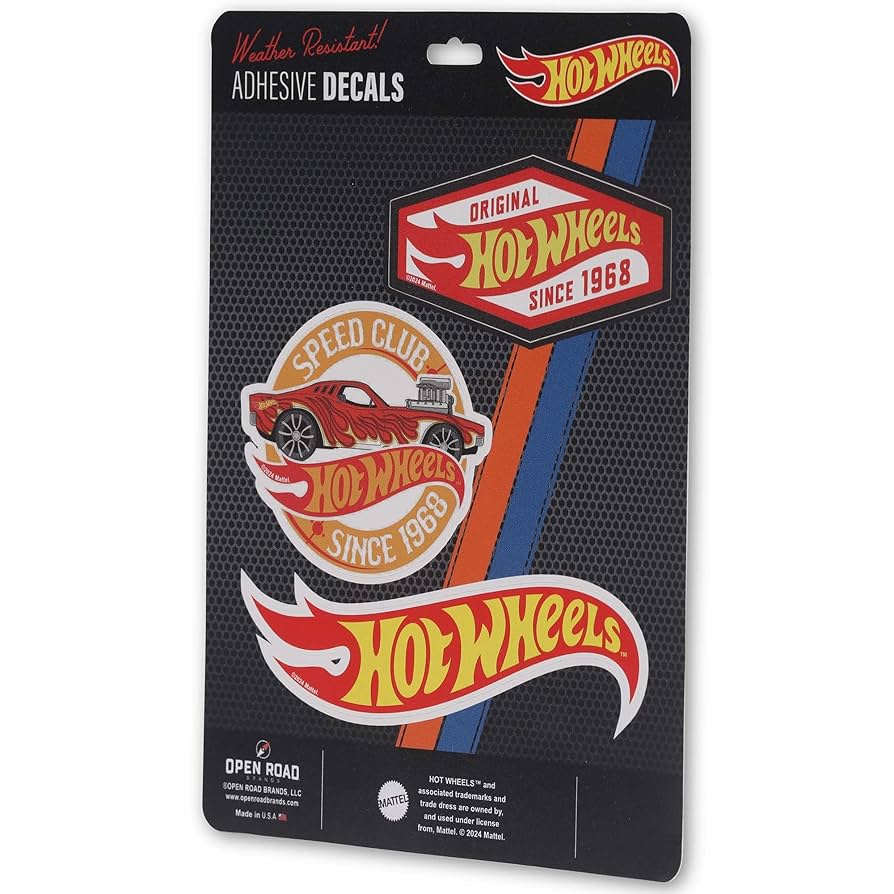 amazon-com-hot-wheels-speed-club-adhesive-vinyl-decals-fun-set-of-hot-wheels-stickers-for-car-window-water-bottle-or-laptop for Free Printable Hot Wheels Thank You Tags Amazon.com - Hot Wheels Speed Club Adhesive Vinyl Decals - Fun Set of Hot Wheels Stickers for Car, Window, Water Bottle or Laptop for Free Printable Hot Wheels Thank You Tags