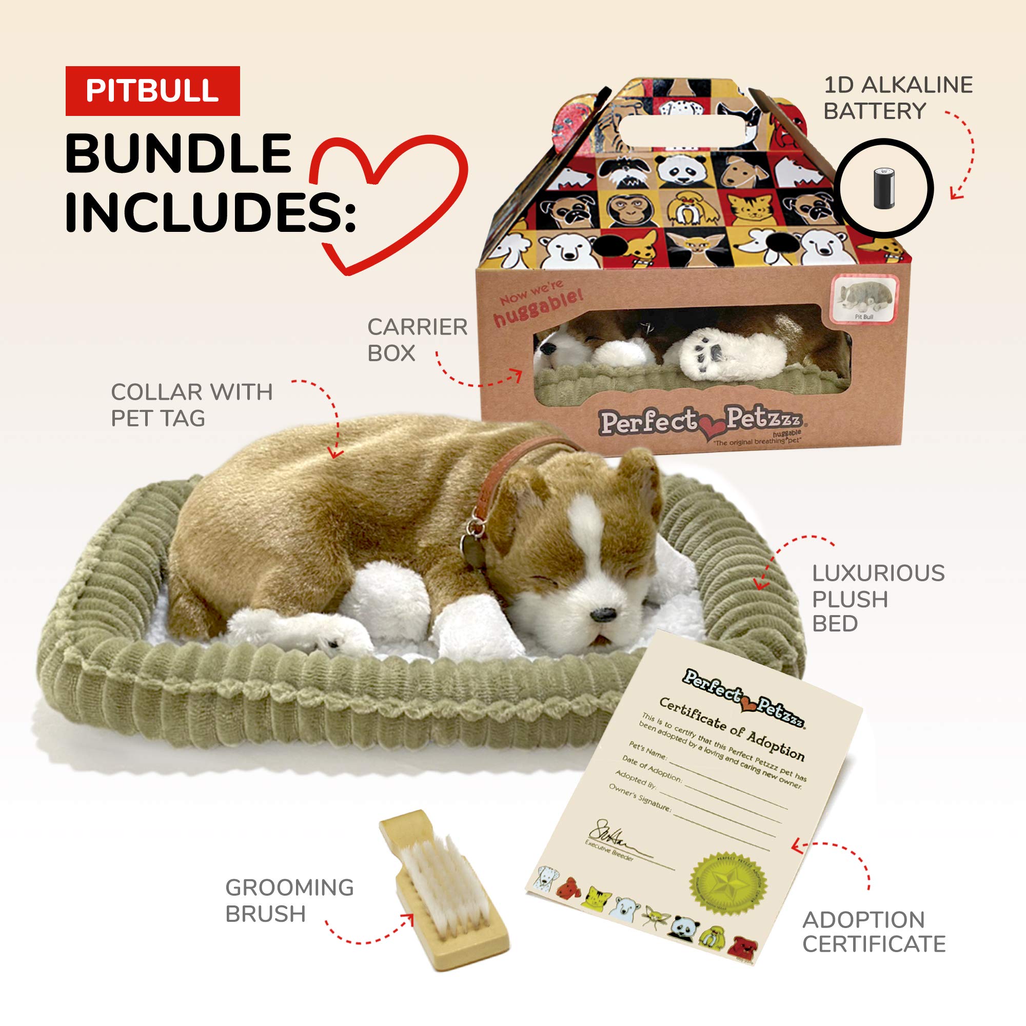 Amazon.co.jp: Perfect Petzzz オリジナル Petzzz Pit Bull リアル