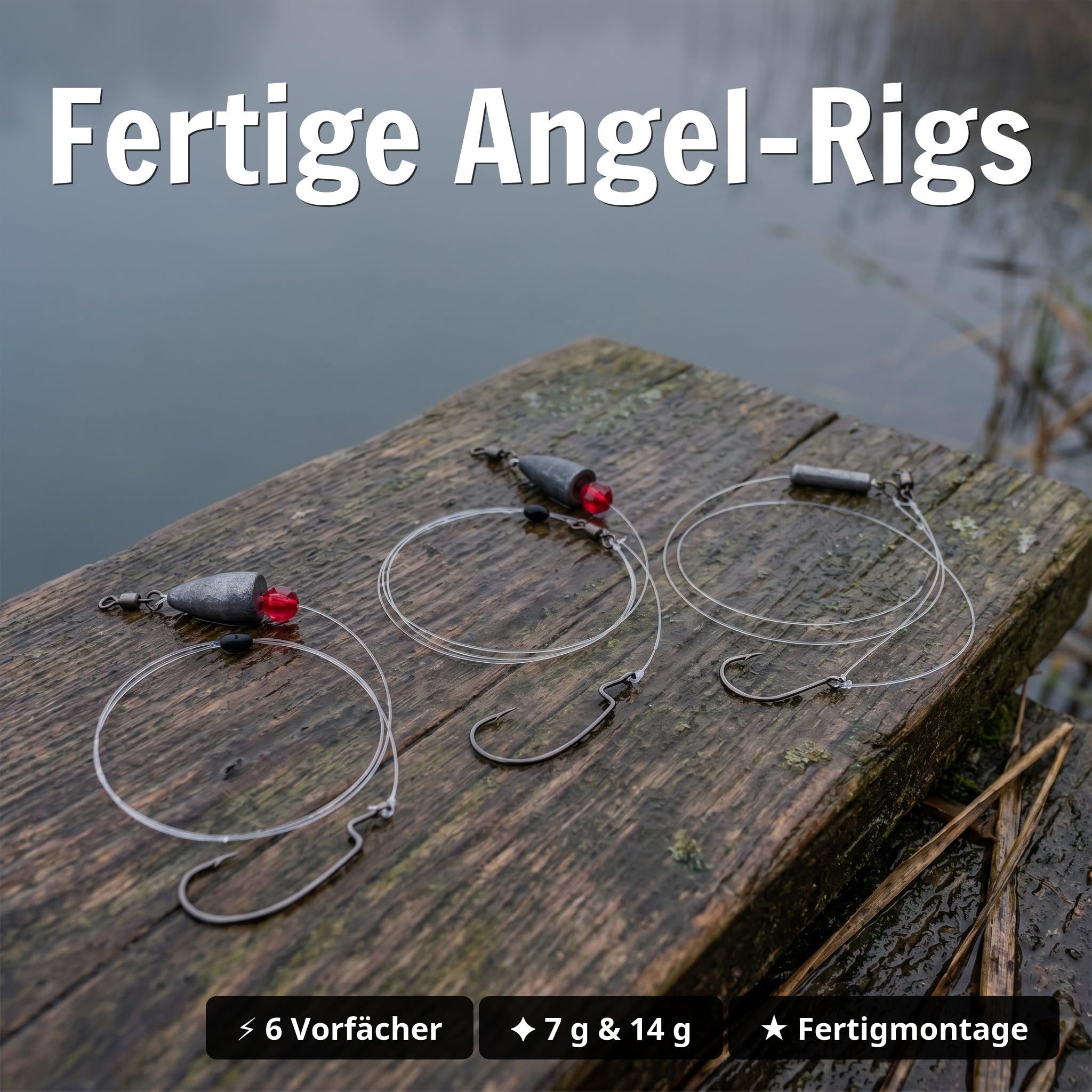 Zite Fishing Inzite Braw Starterbox – 36-teiliges Gummiköder Set für Barsch | & Zander – 30 Gummifische 10,5 cm inkl. 6 Fertig-Rigs (Dropshot, Texas, Carolina)