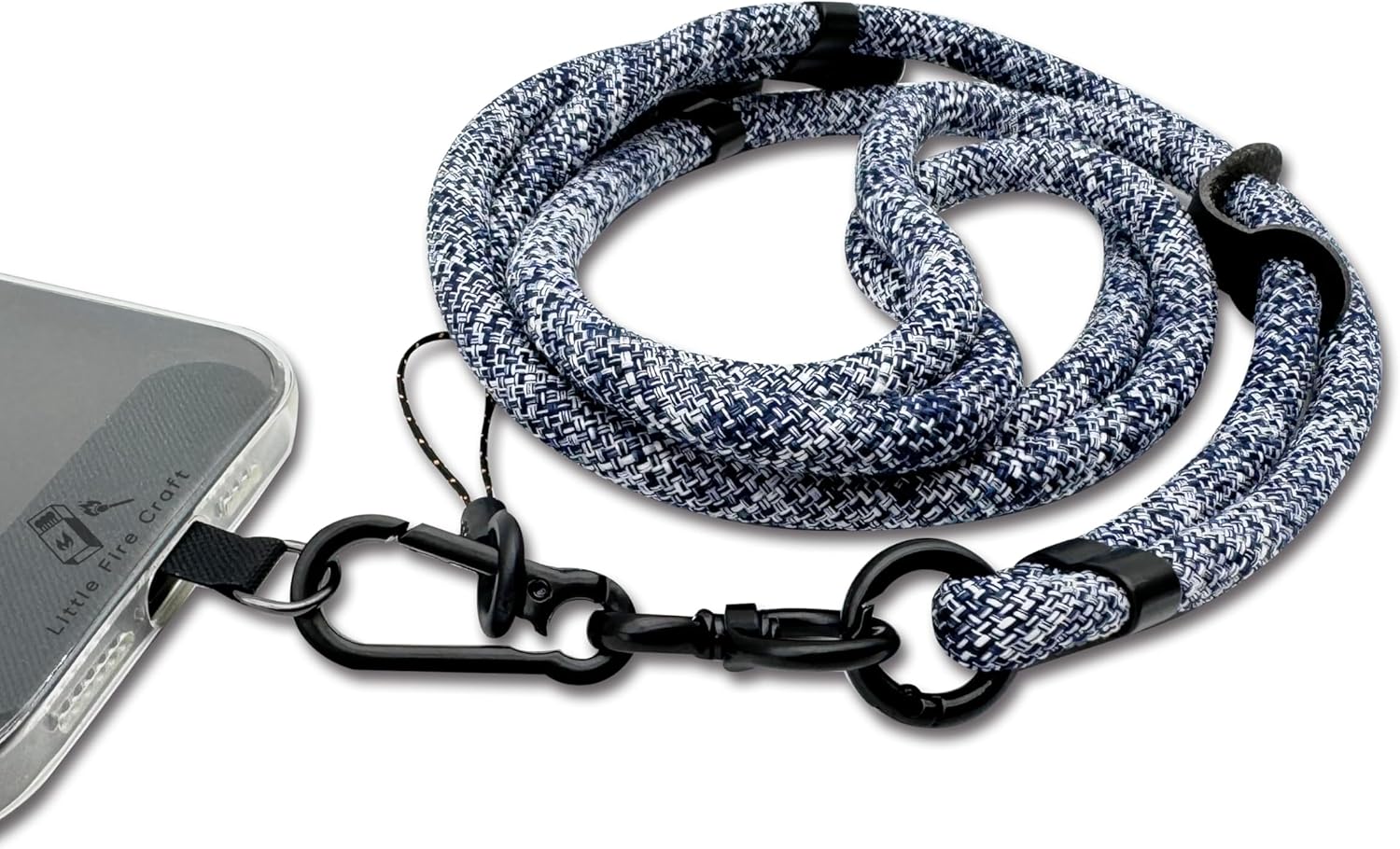 Adjustable Cell Phone Lanyard Crossbody Smartphone Strap Soft Rope Phone Lanyard for Around the Neck Holder (Camo Blue)