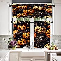 Vista 943 de Cenefas de cocina modernas con patrón de cobre marrón dorado para ventanas, cenefas opacas abstractas de marcas de arañazos y cortinas opacas