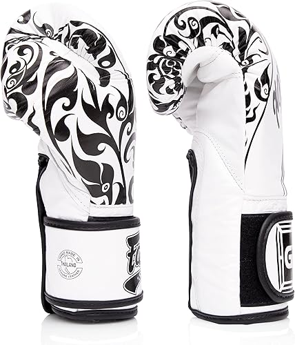 Miniatura 47 de Guantes de entrenamiento Fairtex Glory - Guantes de boxeo y MMA de cuero premium | Hechos a mano en Tailandia - Relleno de espuma absorbente de