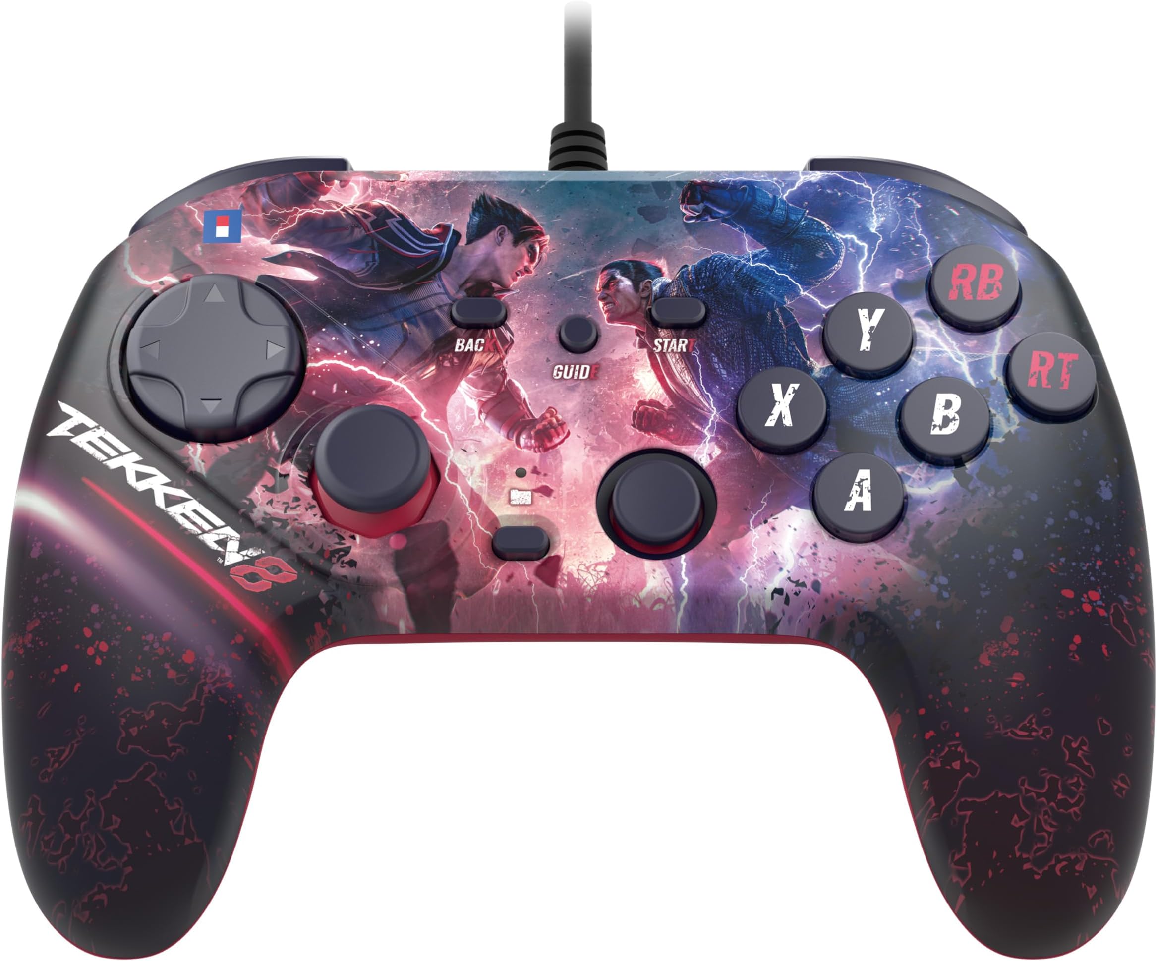 HORI Fighting Commander OCTA (TEKKEN 8 Edition) for Windows PC - Tournament Grade Wired Fightpad Officially Licensed by Bandai Namco Entertainment