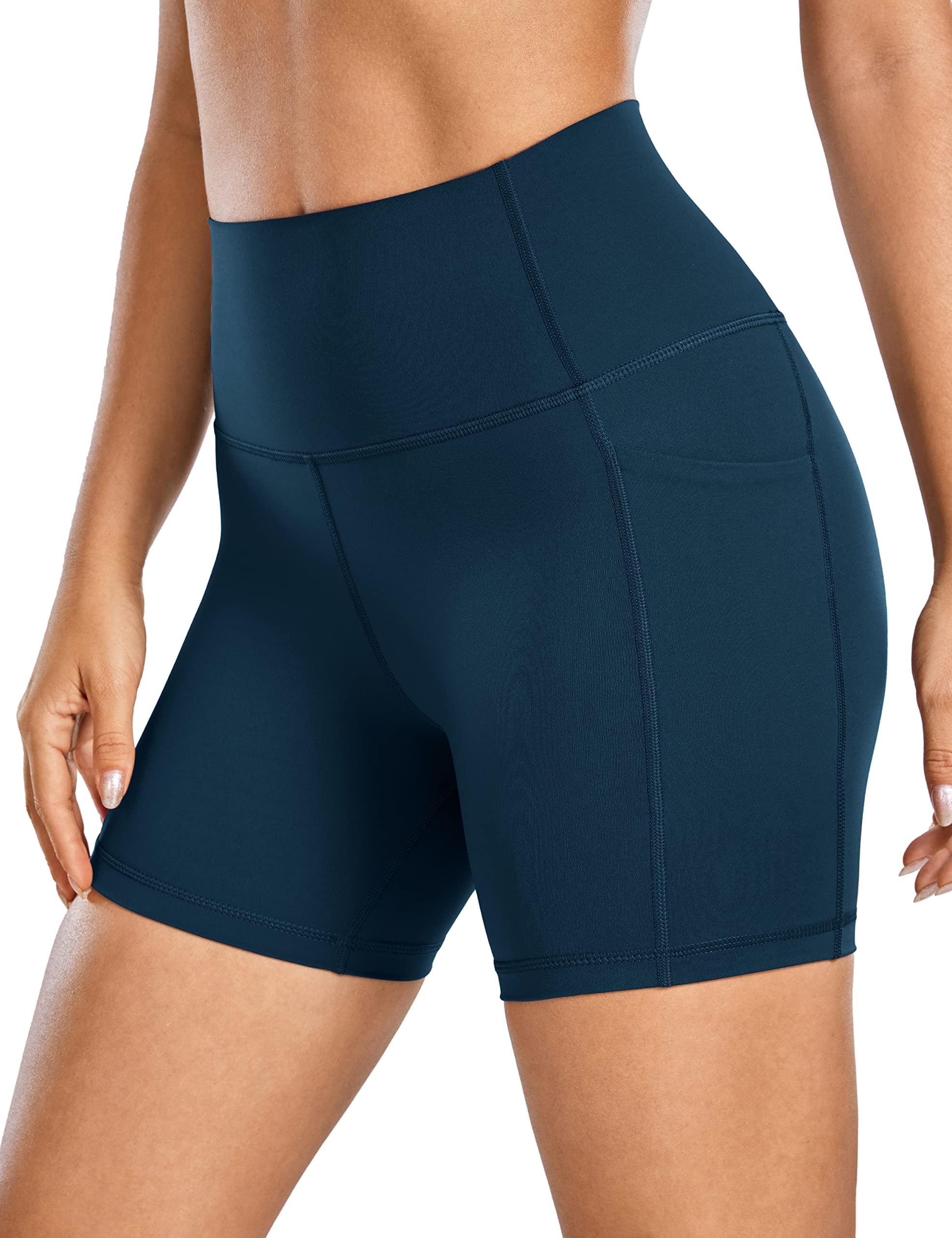 CRZ YOGA Biker Shorts Pockets 5"