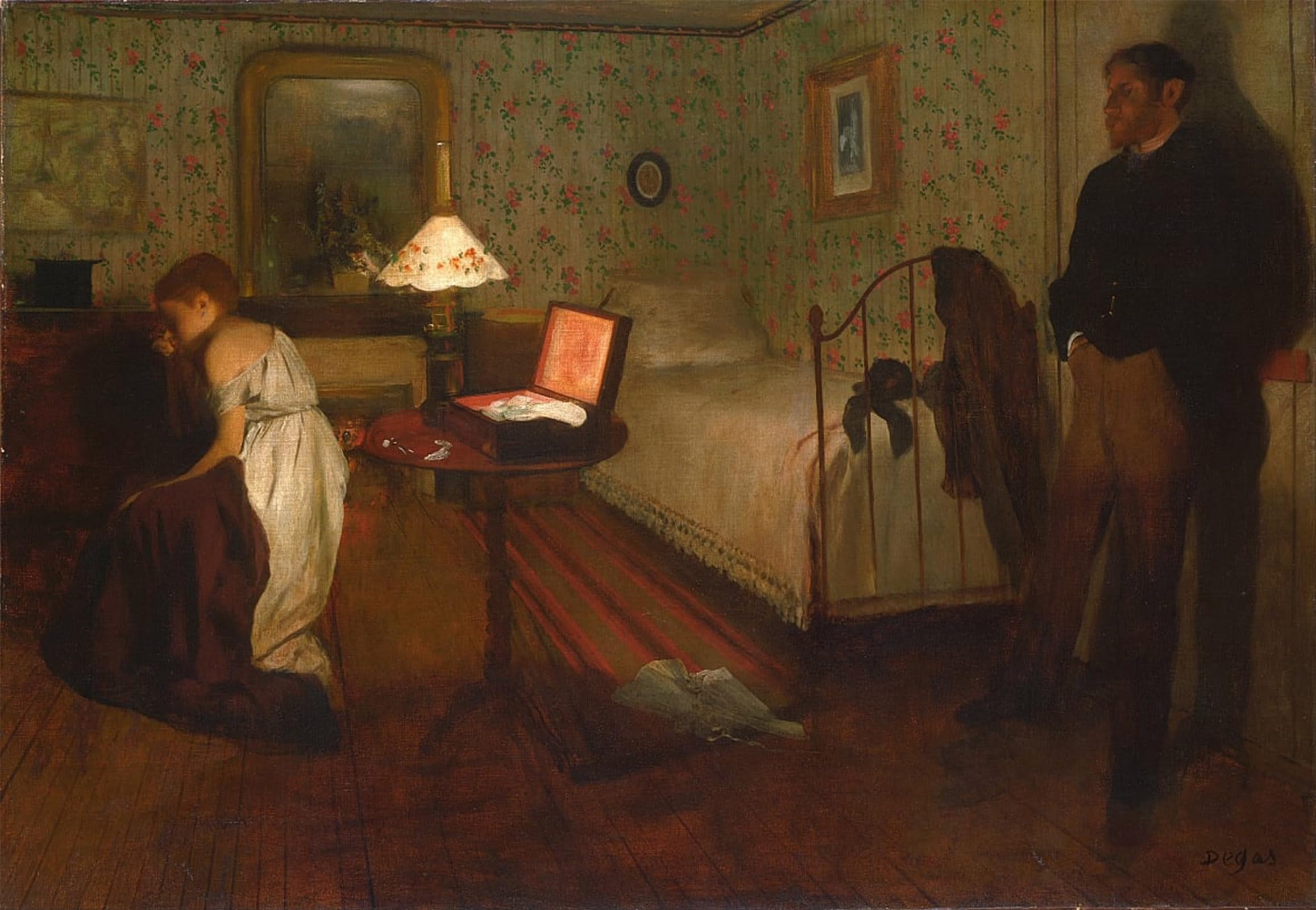 POSTERIIk Vintage Classic Picture Landscape Artwork Interior by Edgar Degas Portrait Canvas Painting for Office Home Decor 60x90cm