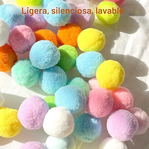 31Pcs Cat Ball Toy Launcher Gun,Cat Balls Fetch — side view showing full product dimensions