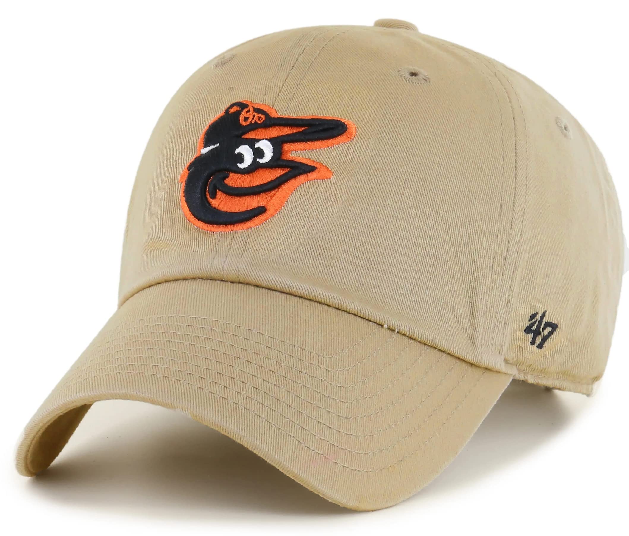 BALTIMORE ORIOLES KHAKI '47 CLEAN UP OSF / KHAKI / A, Khaki, One Size