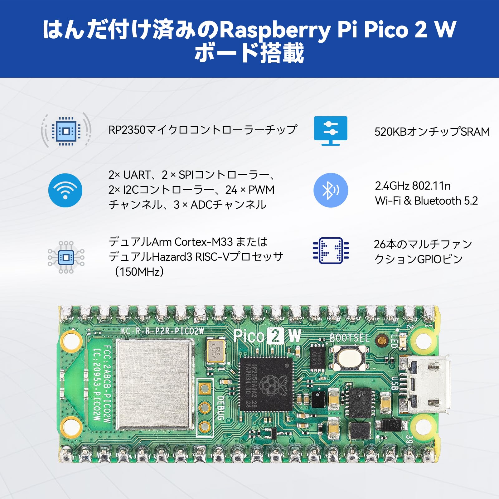 Raspberry Pi Pico 2 W 究極スターターキット Amazon.co.jp: SunFounder Raspberry Pi Pico 用のスターター