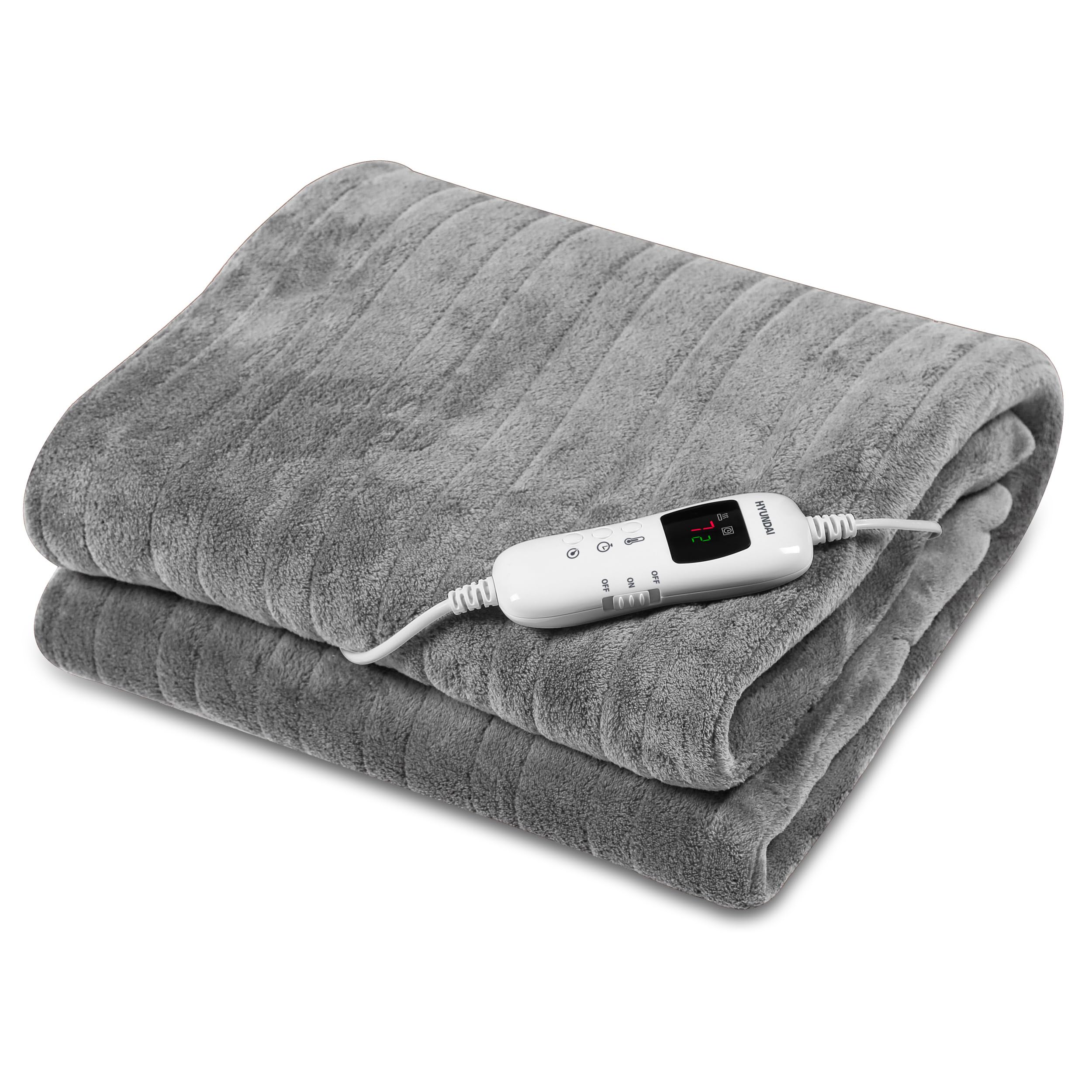 I Couverture chauffante CCH 130 I 120 W I 6 niveaux de chauffage I Réglage de la température 30-45 °C I Micropolaire I Télécommande I Minuterie I Dimensions : 130 x 160 cm I