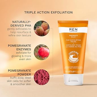 REN CLEAN SKINCARE Radiance Eclat PHA Exfoliating Facial 50 ml