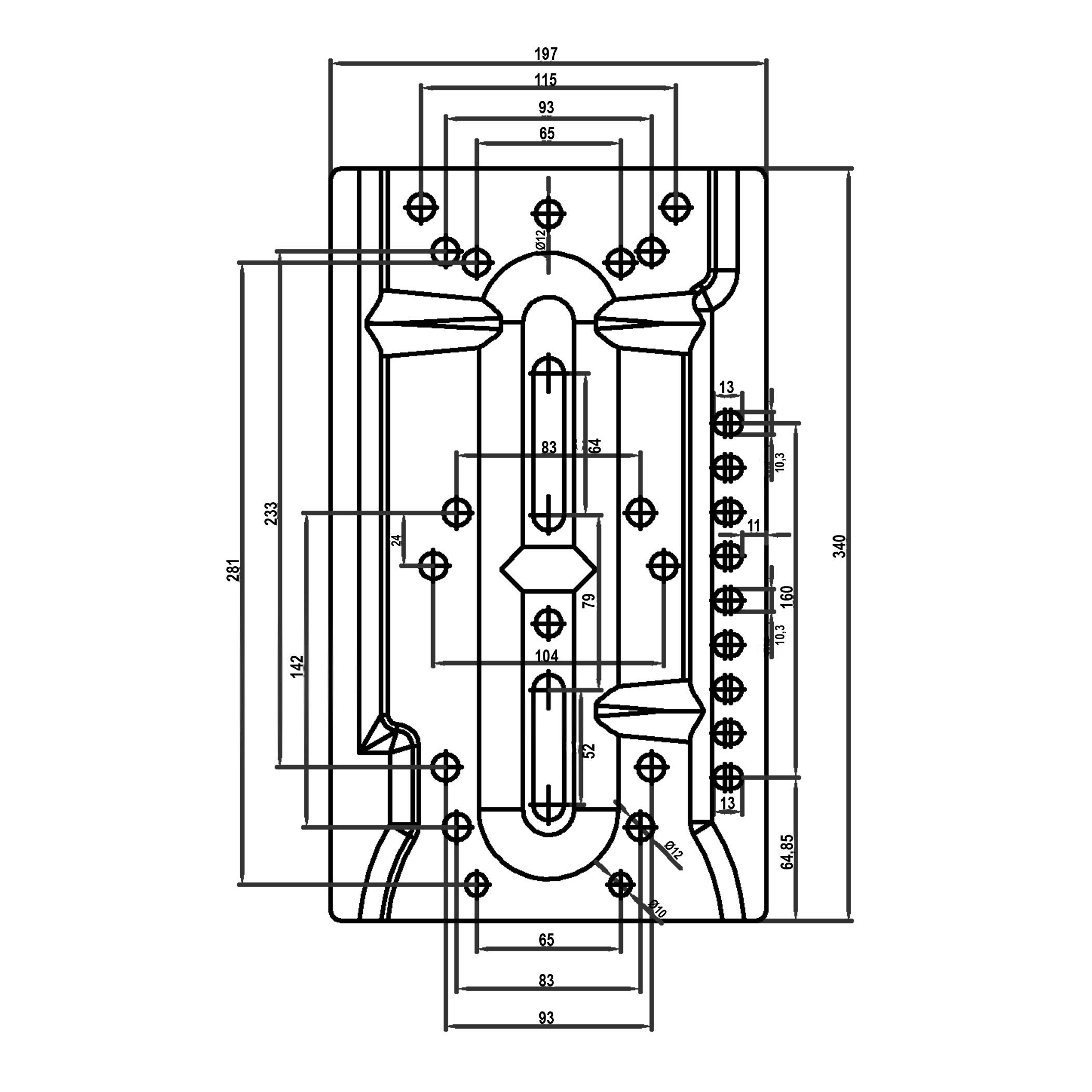 Schleppersitz Traktorsitz Universalsitz KS 44/2V PVC Schwarz gefedert neigungsverstellbar mit Stossdämpfer