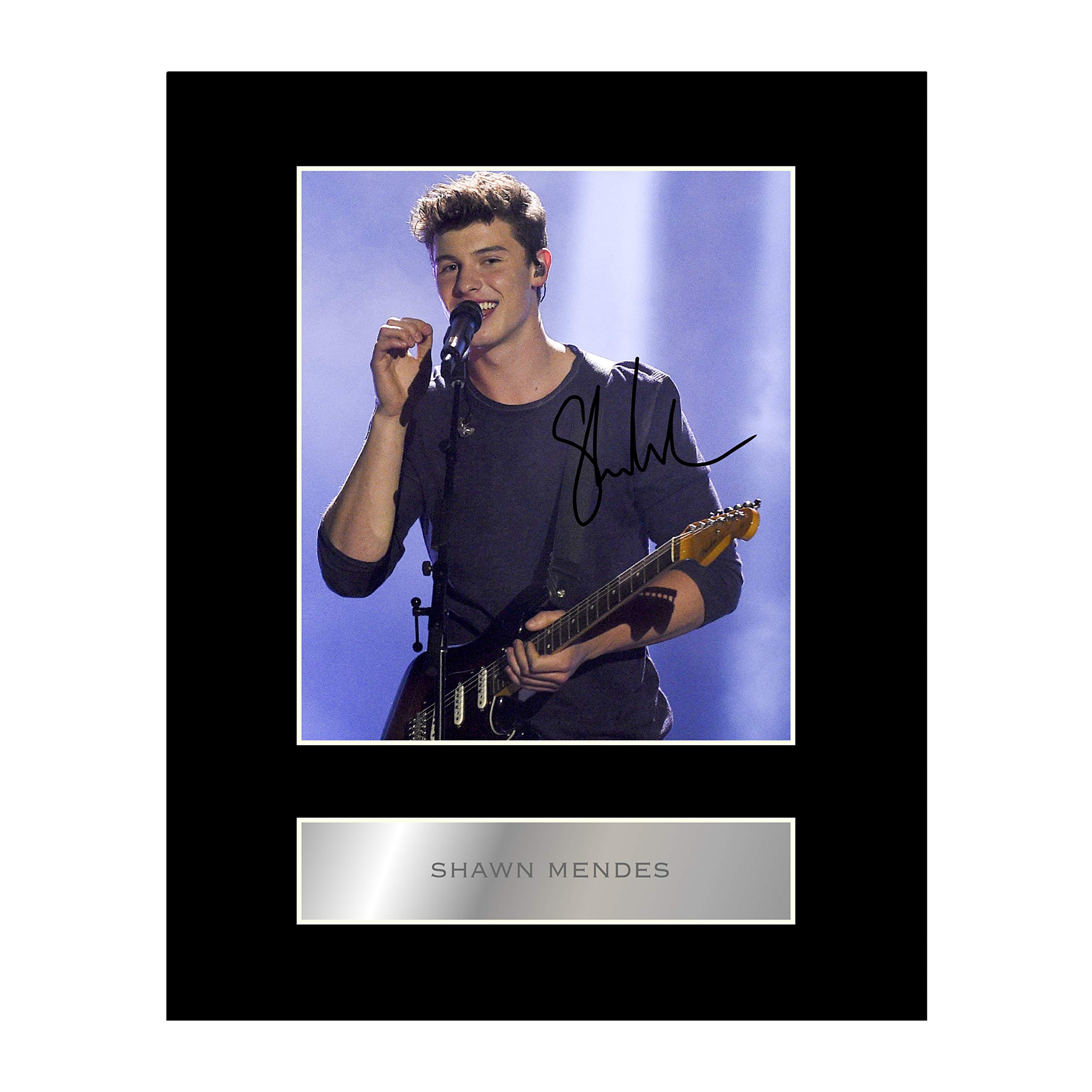 Shawn Mendes Autographed Photo Display - Professionally Mounted