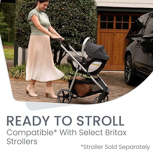 Miniatura 8 de Britax Willow SC - Asiento infantil para automóvil, asiento de automóvil orientado hacia atrás con base alpina, tecnología ClickTight, sistema