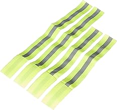 Reflector Band Pack of 4 | Safety Elastic Strip Light Reflective Band Arm reflector for Jogging, Walking, Spaziern Walking, Cycling, Motorcycling, Riding and Sporty Sport – Easily Adjustable Safety Clothing with Velcro Attachment for Arm and Leg Habits