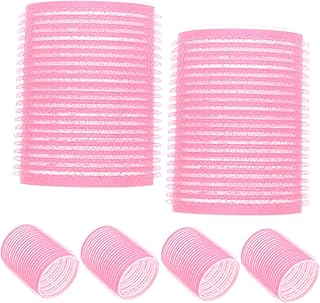 POPETPOP 18 Peças Rolos De Cabelo Rolos De Cabelo Rolos Quentes Para Cabelo Modelador De Cabelo De Plástico Rolos De Cabelo Rolos De Retenção De Cabelo Rolos De Estilo De Cabelo Rolos De