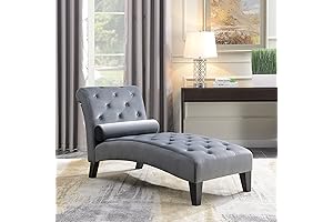 Elegant Gray Chaise Lounge for Modern Leisure