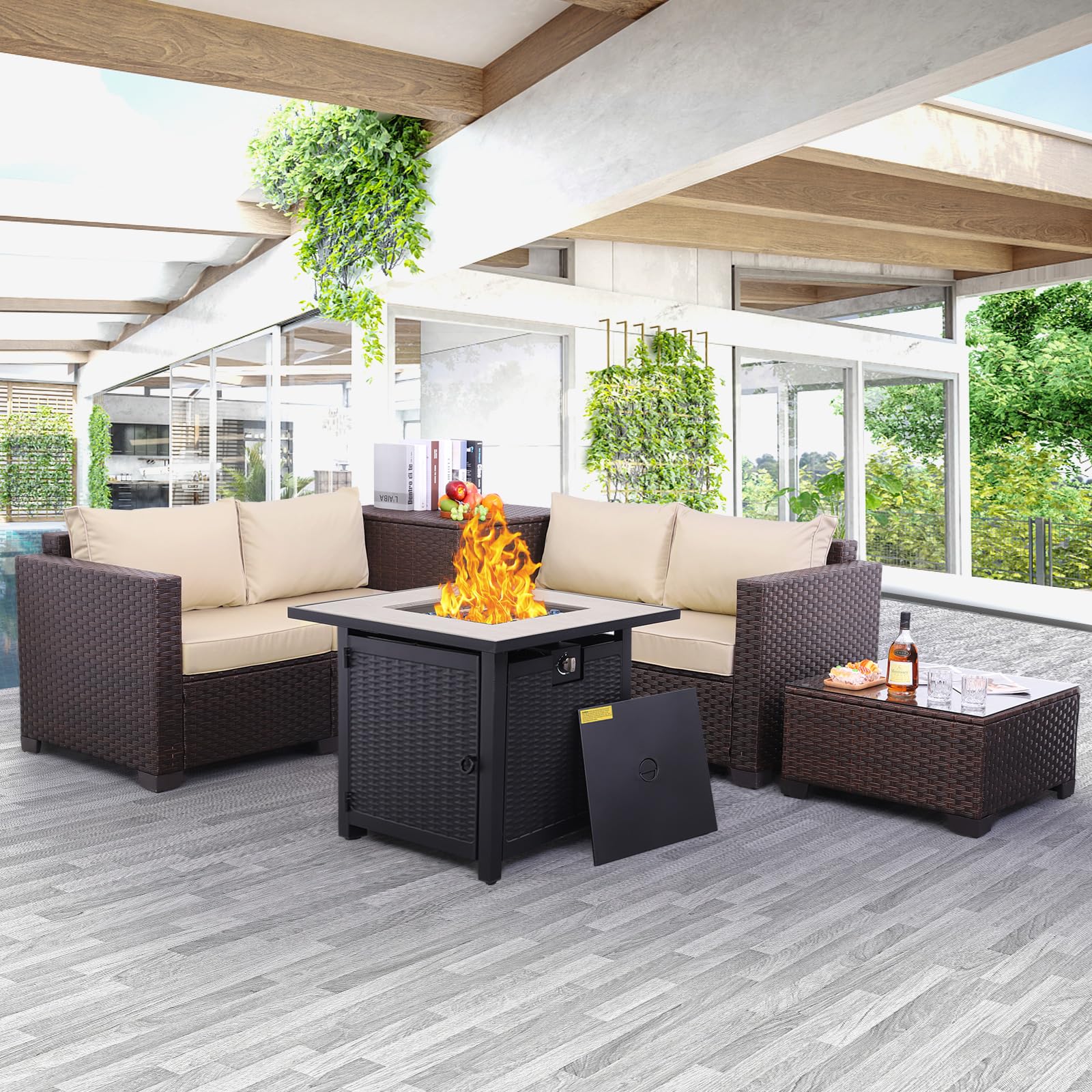 WAROOM Fire Pit Set