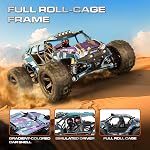 RC Voitures pour adultes & Les garçons, 1:14 Desert 4WD hors route RC Camion à grande vitesse 40 km/h, 4x4 Télécommande avec 2 Remboursé 1300mAh Batteries et 2 Ensembles de pneus