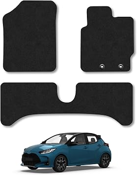 Fits Toyota Yaris 2011-2020 [Full Hybrid] Carpet Car Floor Mats