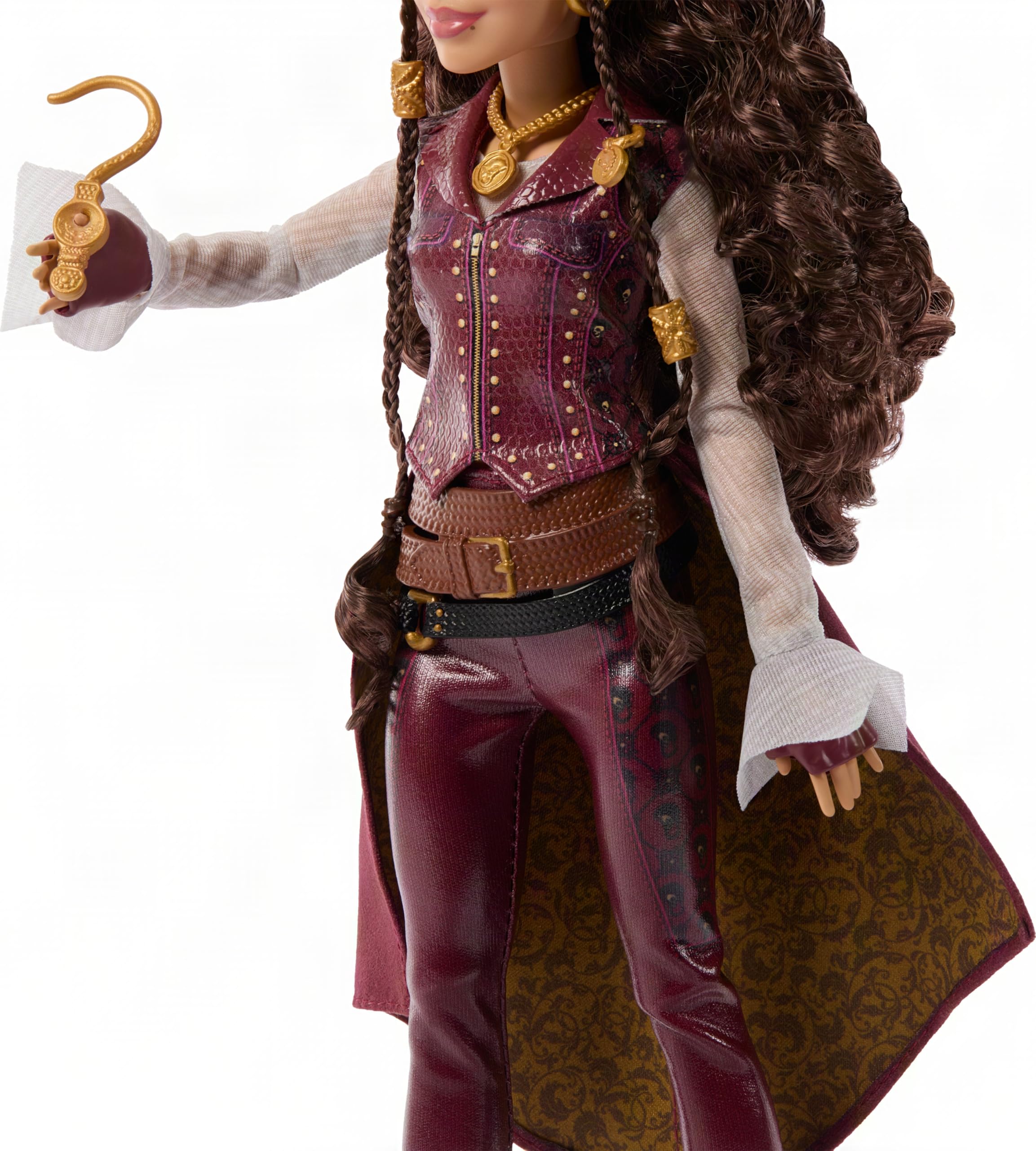 Mattel Disney „Descendants: Wicked Wonderland“ Modepuppe und Accessoires, Hazel Hook, Tochter von Captain Hook mit vom Film inspirierter Kleidung, JMP48