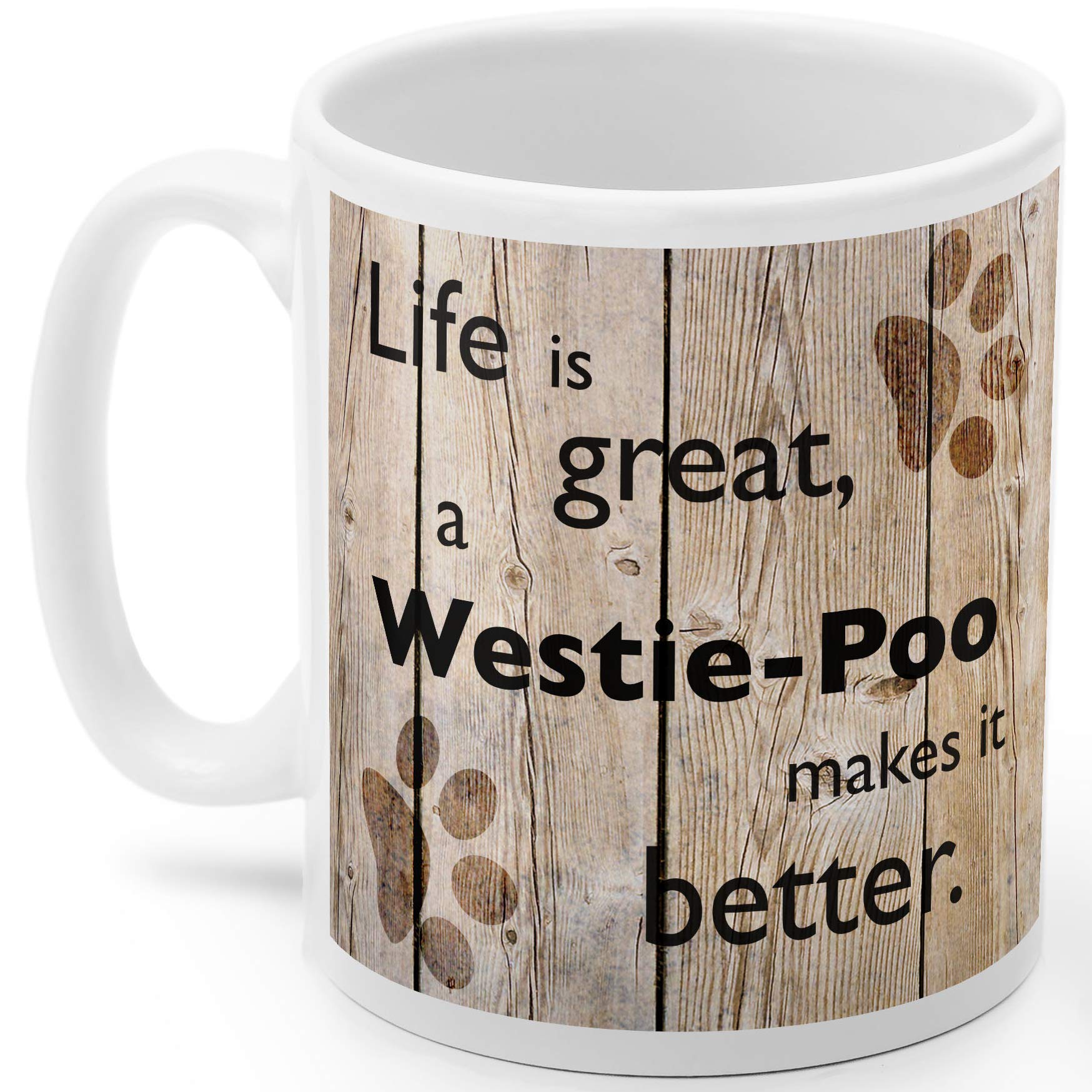 Westie-Poo Mug, Westie-Poo, Ideal Present for Dog Lover