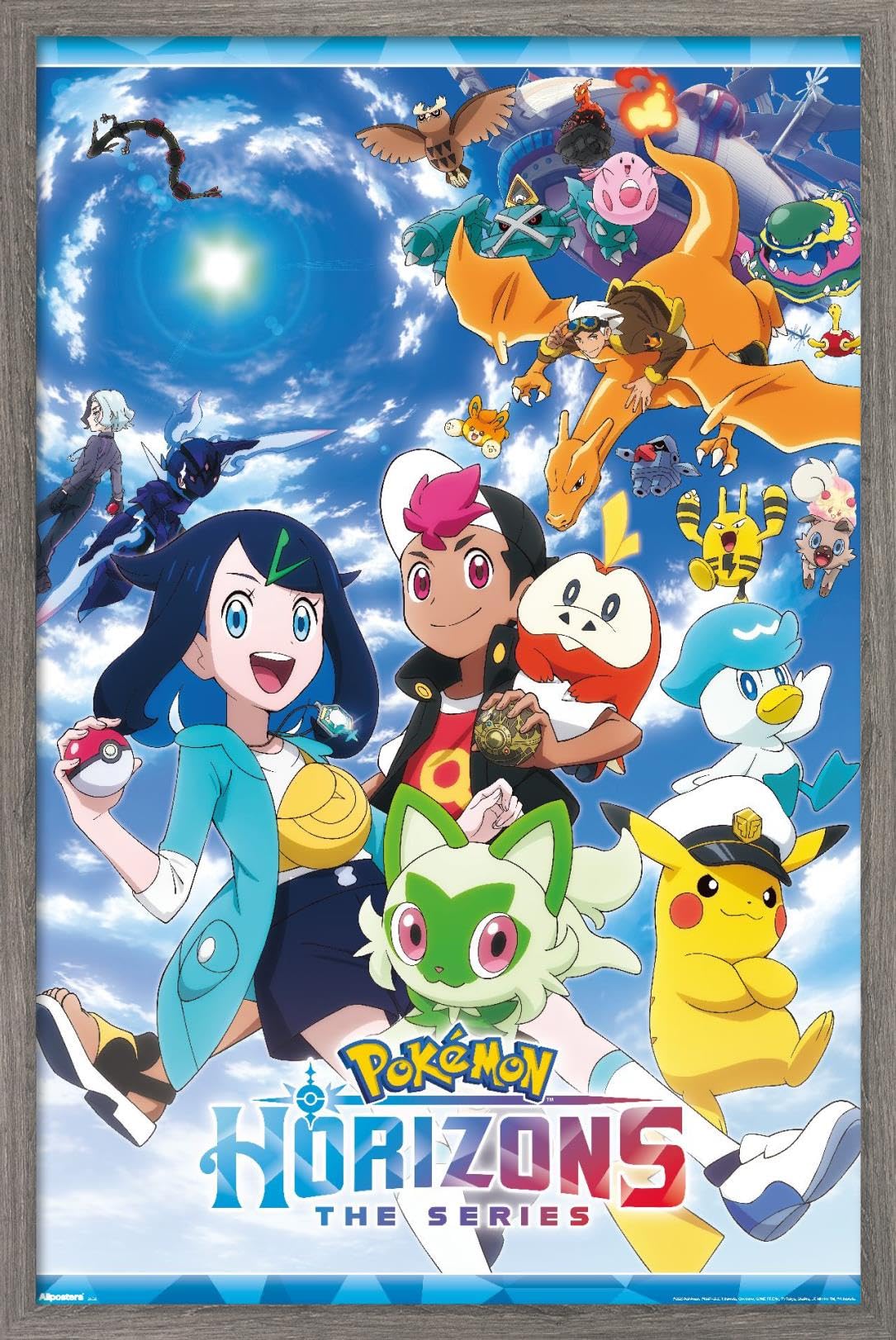 Amazon.com: Pokémon Horizons - Key Art Wall Poster, 22.4L