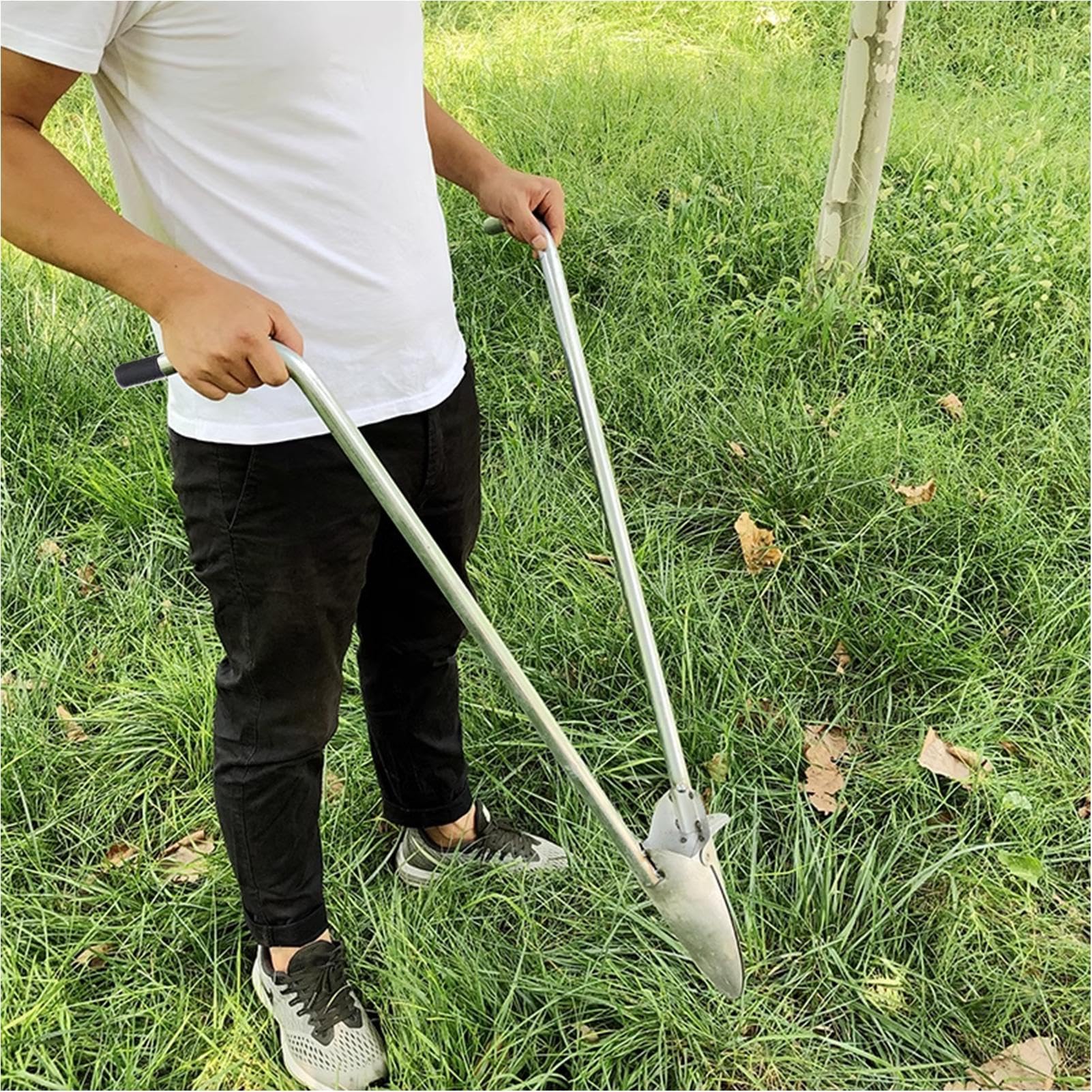 Plantador manual de plantas - Herramienta para plantar bulbos, plantador portátil de plántulas de mano | Plantador de plántulas de verduras multifuncional de tallo largo para la agricultura