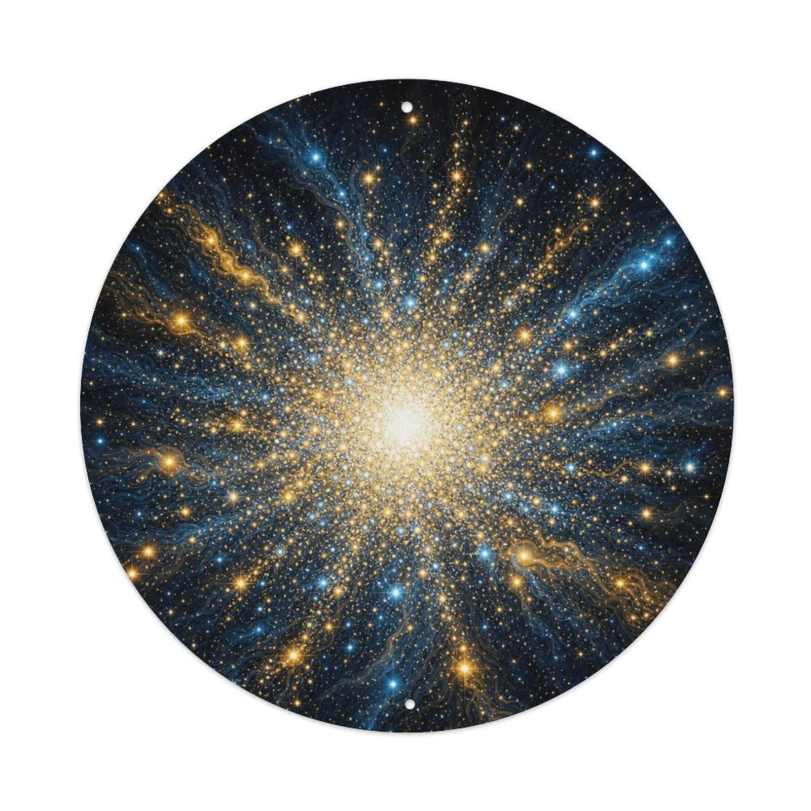Odgynaw 8X8inch(20X20cm) Deep Sky M13 Hercules Cluster Astronomy Chart Cosmic Metal Tin Sign